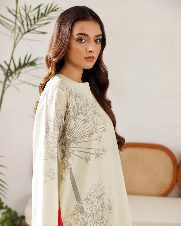Beige_Smooth_Bsy_Botanic_Bloom_Canvas_Digital_Printed_Kurta_For_Women