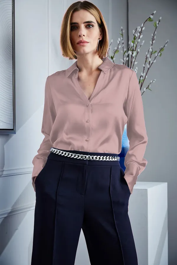 Women’s_Nude_Pink_Satin_Formal_Shirt_–_Smart_&_Chic_Design