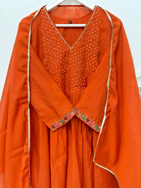 Women's_Orange_Mul_Chanderi_Handwork_Kurta_Set_with_Dupatta