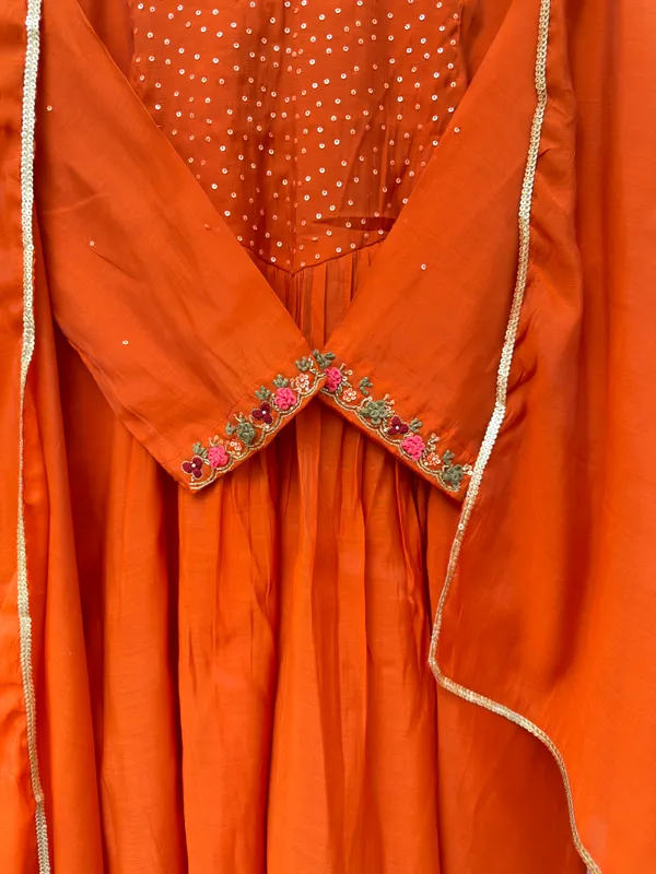 Women's_Orange_Mul_Chanderi_Handwork_Kurta_Set_with_Dupatta