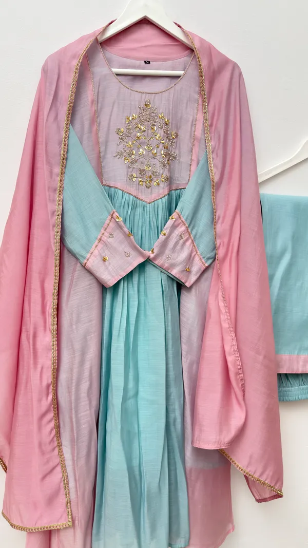 Women's_Pink_and_Aqua_Blue_Handwork_3_Piece_Suit_Set_with_Dupatta