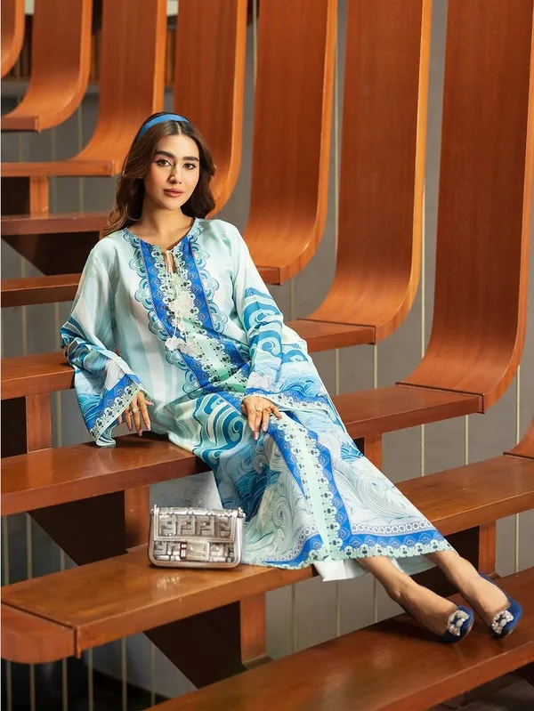 Sky_Blue_Smooth_Bsy_Wave_Printed_Co-Ord_Set_For_Women