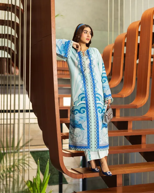 Sky_Blue_Smooth_Bsy_Wave_Printed_Co-Ord_Set_For_Women