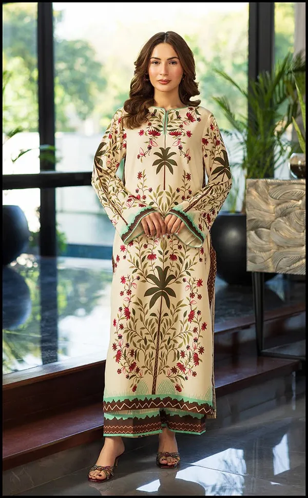 Cream_Smooth_Bsy_Tropical_Printed_Co-Ord_Set_For_Women