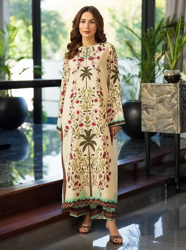 Cream_Smooth_Bsy_Tropical_Printed_Co-Ord_Set_For_Women