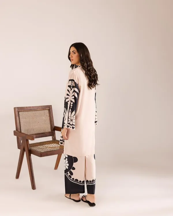 Nude_Smooth_Bsy_Abstract_Palm_Printed_Co-Ord_Set_For_Women