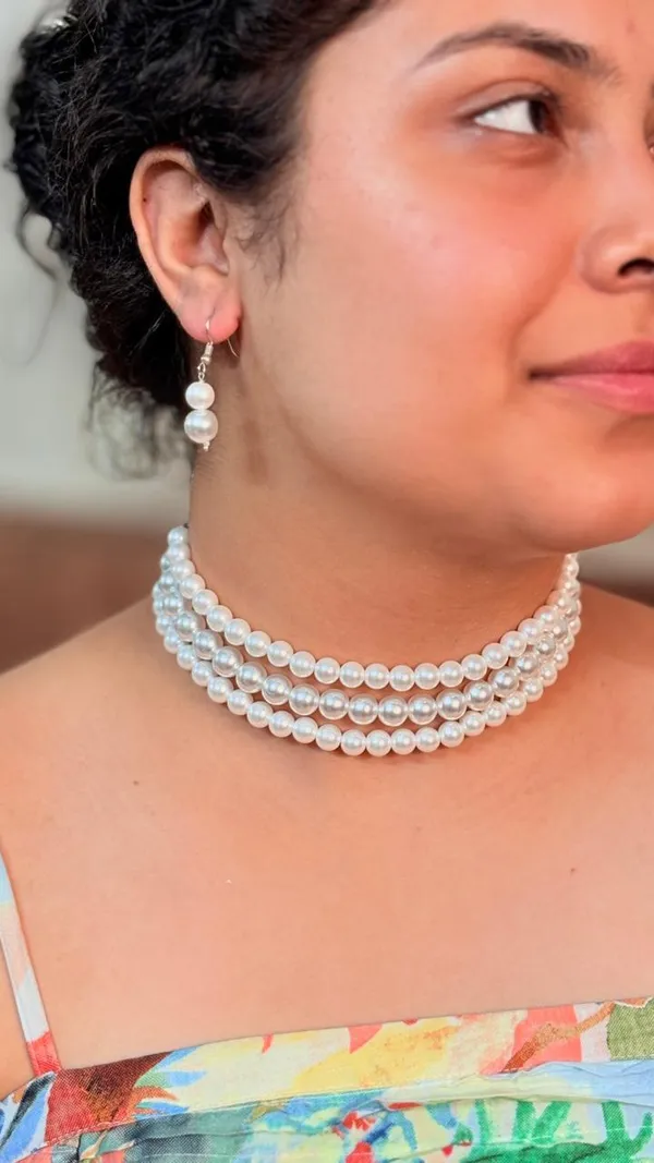 White_Shell_Pearl_With_High_End_Quality_Choker_Set