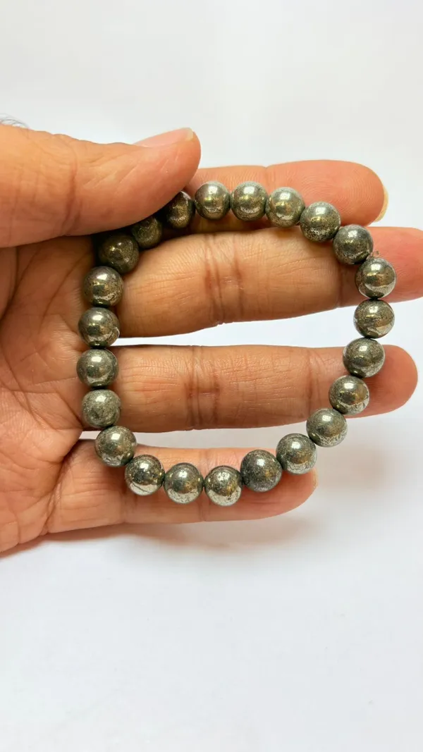 Gold_Real_Pyrite_Stone_Money_Magnet_Bracelet