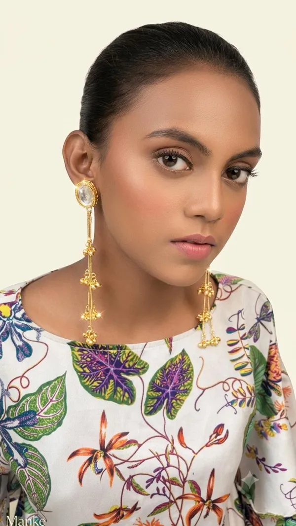 Kanchan_Royal_Pearl_Cascade_kashmiri_Earrings