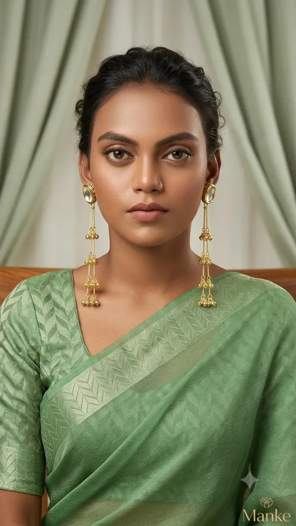 Kanchan_Royal_Pearl_Cascade_kashmiri_Earrings