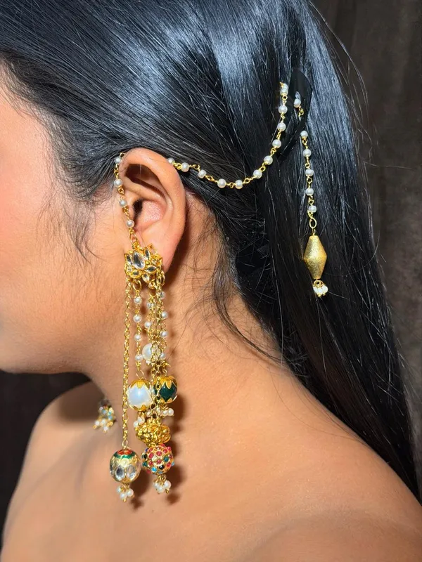MANKE_Gulbahaar_Jhumra_Ear_Cuff_Earrings