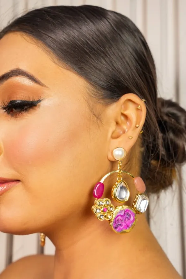 MANKE_Gulnaar_hoop_semiprecious_stone_earrings