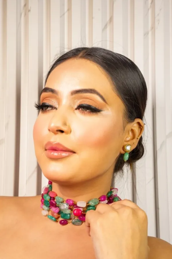 MANKE_Rangratna_multicolor_semi_precious_stone_chokker_set