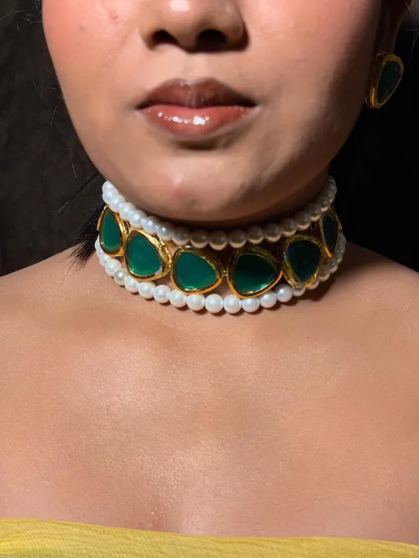 Manke_Zariya_Emerald_Kundan_Choker_Set