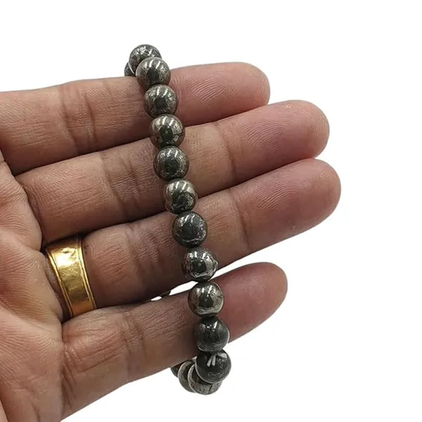Gold_Real_Pyrite_Stone_Money_Magnet_Bracelet