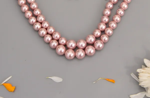 Onion_Color_Shell_Pearl_Necklace_Mala