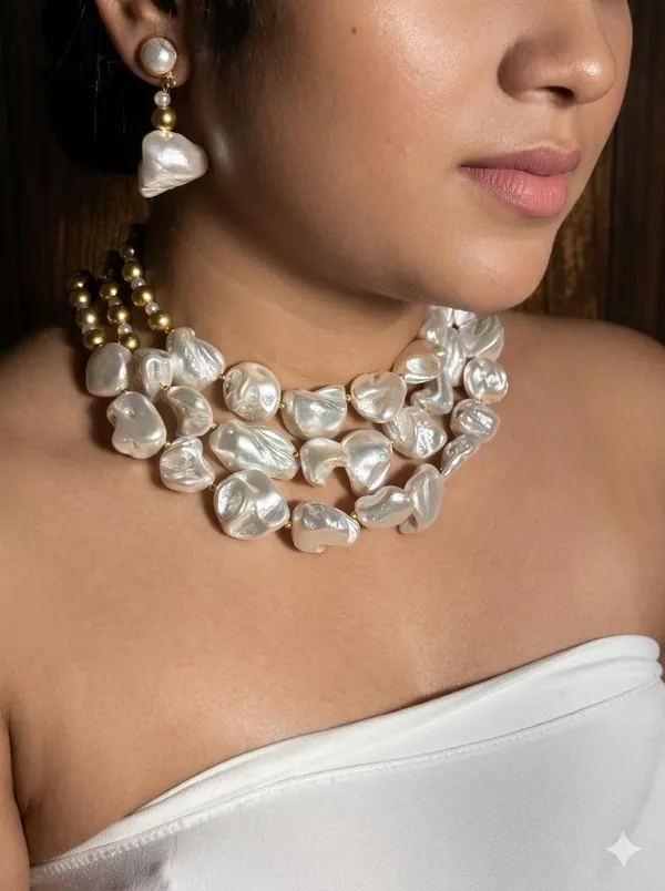 Real_Pearl_Petal_Luxe_Choker_Set