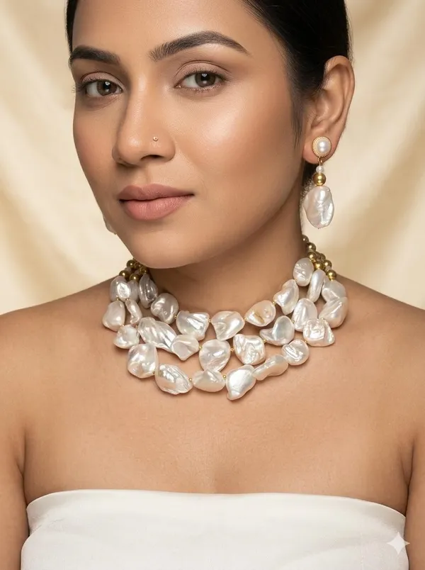 Real_Pearl_Petal_Luxe_Choker_Set