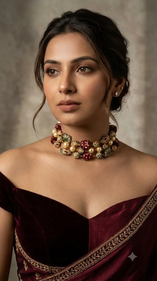 The_Royal_Nawabi_Meenakari_&_Pearl_Choker_Set