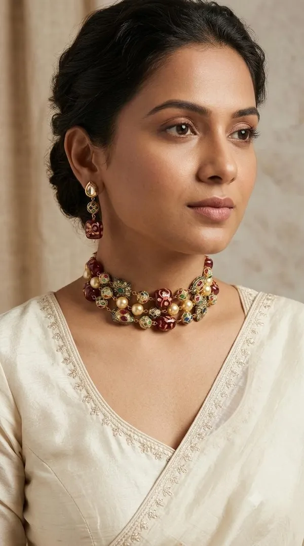The_Royal_Nawabi_Meenakari_&_Pearl_Choker_Set