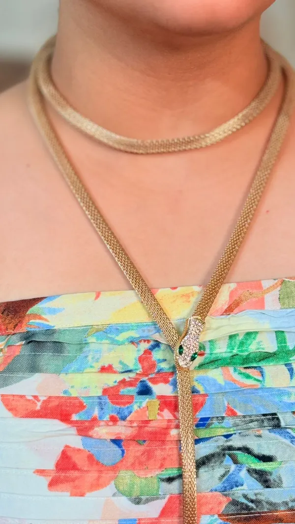 Gold_Plated_Multi_Styling_Snake_Necklace_