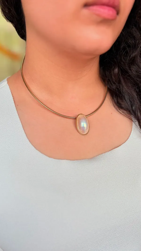 Gold_Plated_Pearl_Chain_Pendant_For_Women