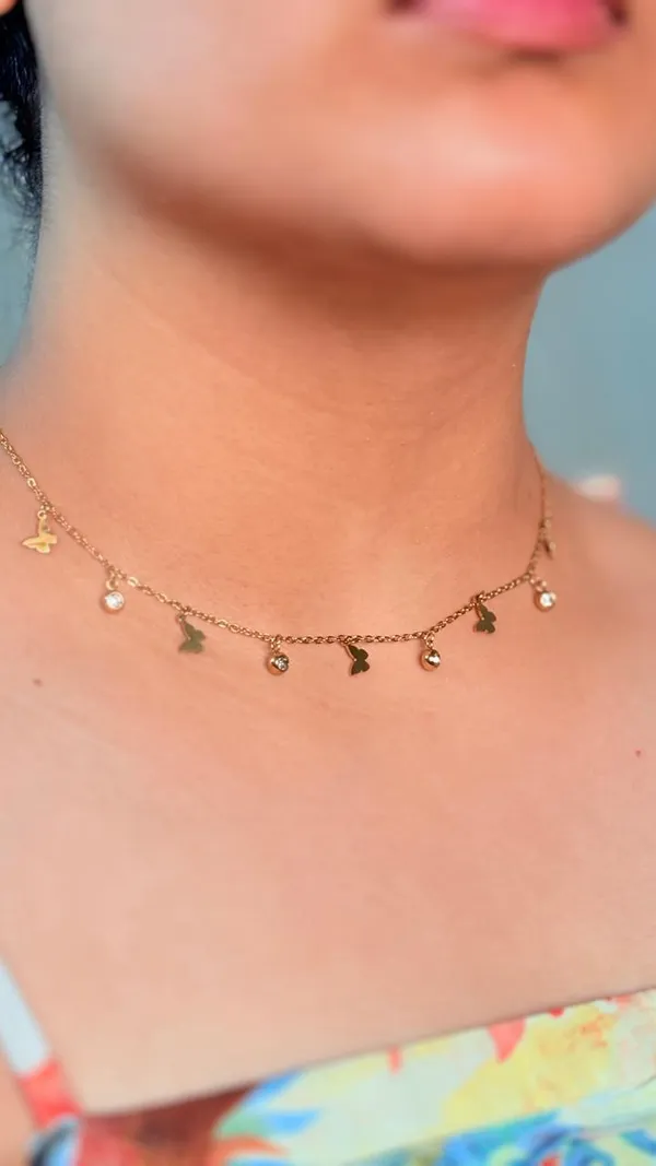 Gold_Plated_Butterfly_With_Cz_Stone_Necklace