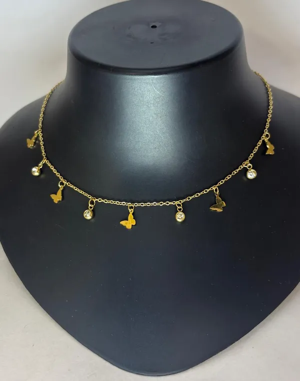 Gold_Plated_Butterfly_With_Cz_Stone_Necklace