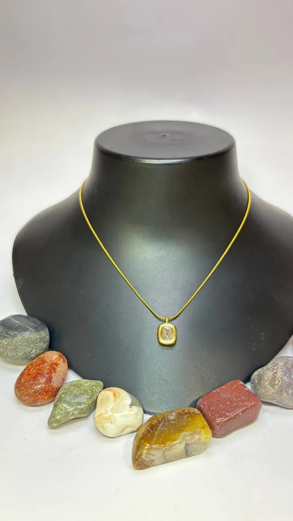 Gold_Plated_Cz_Stone_Chain_Pendant