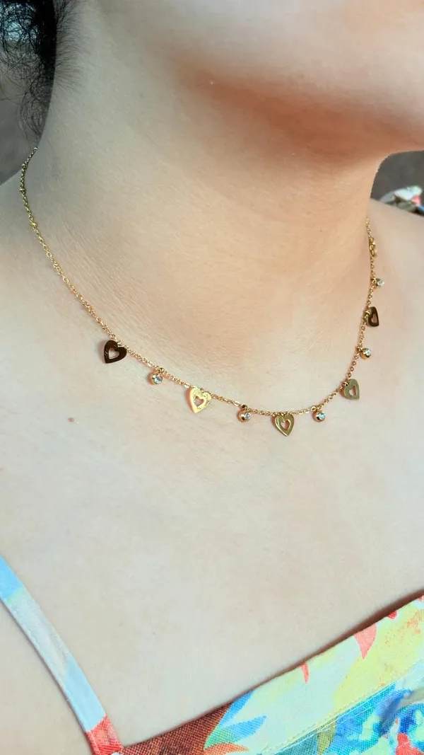 Gold_Plated_Heart_With_Cz_Stone_Chain