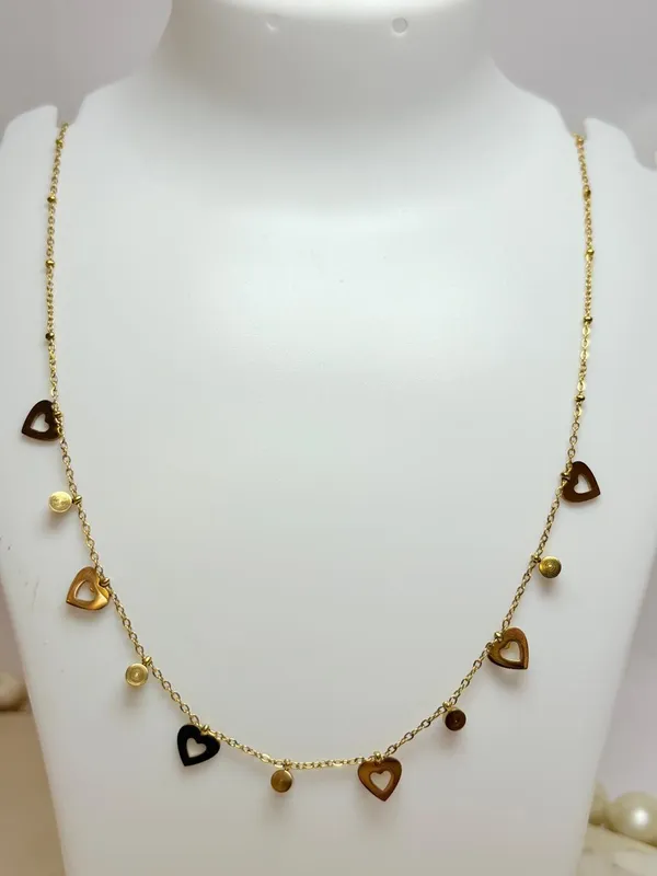 Gold_Plated_Heart_With_Cz_Stone_Chain