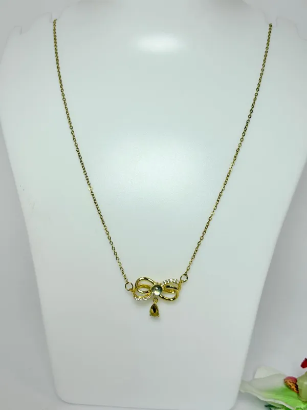 Gold_Plated_Routine_Use_Bow_Pendant_Chain