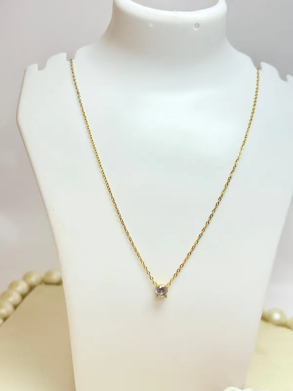 Gold_Plated_Single_Solitaire_Pendant_Chain