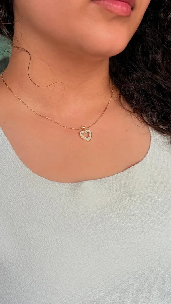 Gold_Plated_Western_Heart_Chain_Pendant
