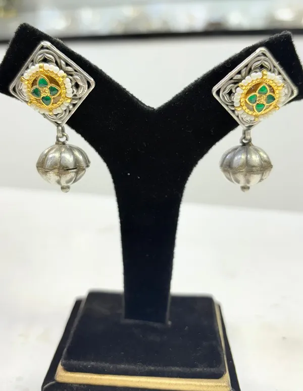 Green_Erman_Silver_Hand_Crafted_Rope_Chokker_Set