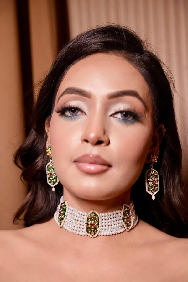 Golden_Pearl_Choker_Earring_Set