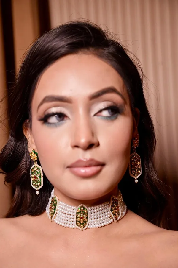 Golden_Pearl_Choker_Earring_Set