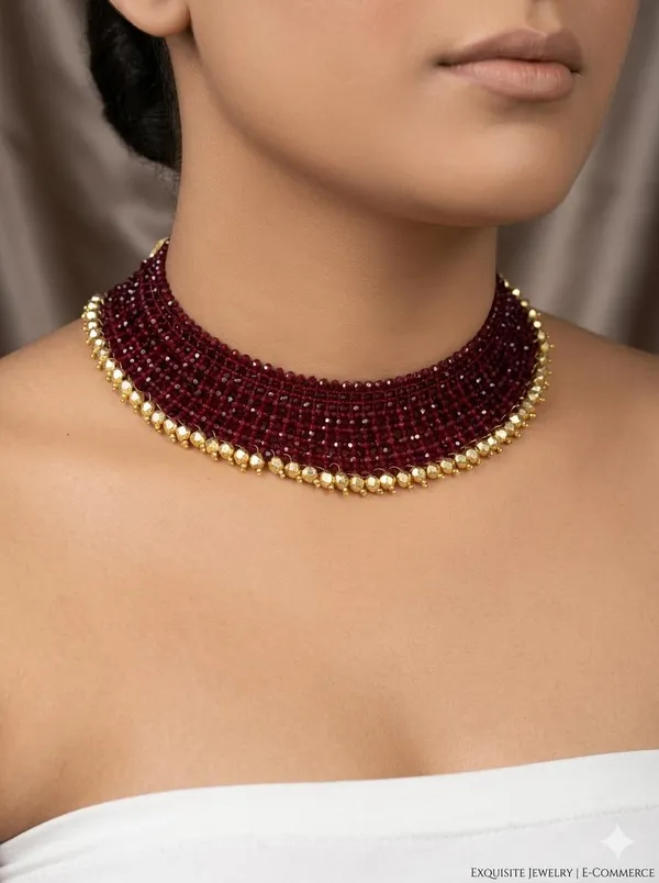 MANKE_Noir_elegance_gold_maroon_set