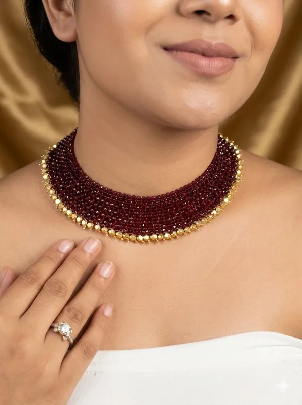 MANKE_Noir_elegance_gold_maroon_set