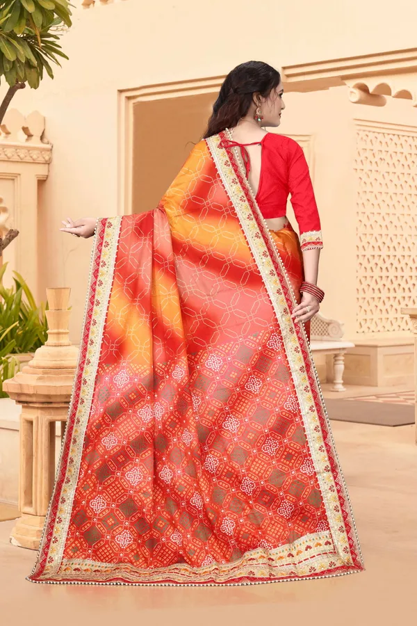 Red_Evening_Elegance_Moss_Chiffon_Bandhani_Saree_For_Women