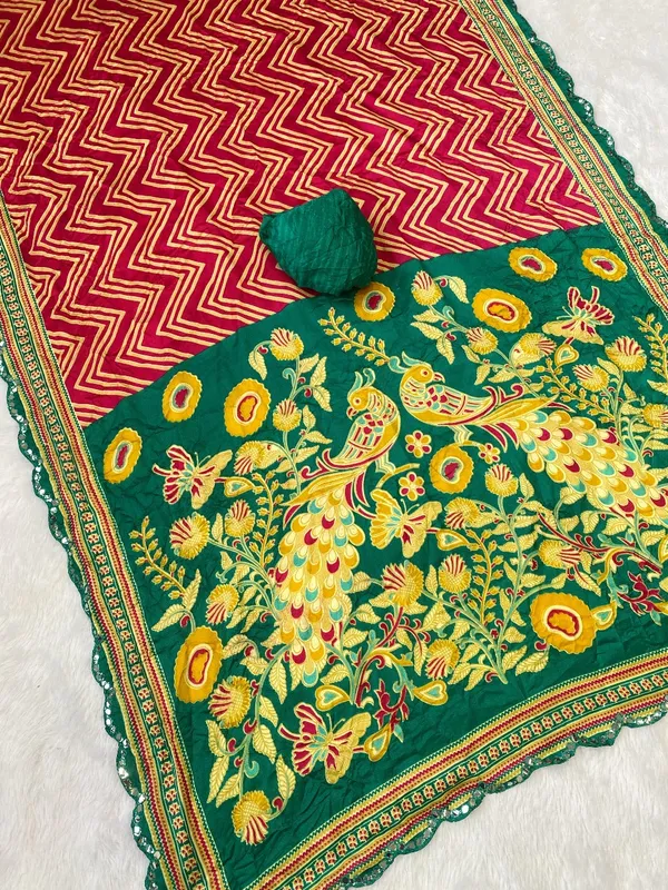 KALAMKARI_COTTON_SAREE-DEEP_PINK
