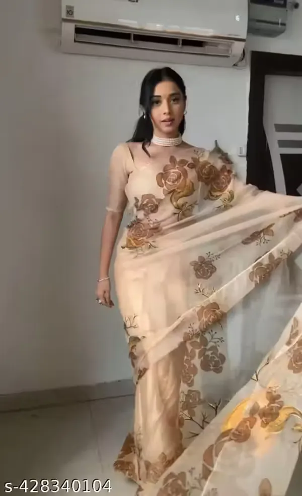 Milan_1-Minute_Ready_To_Wear_Beige_Organza_Silk_Saree