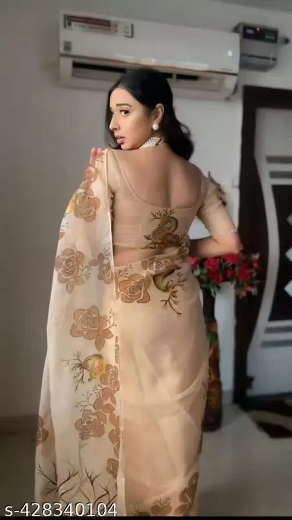 Milan_1-Minute_Ready_To_Wear_Beige_Organza_Silk_Saree