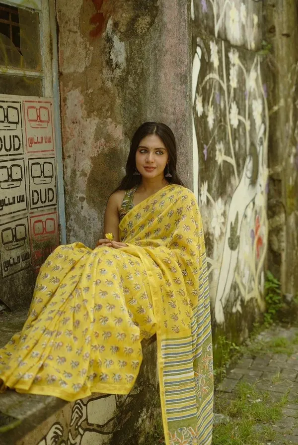 MUL_CHANDERI_COTTON_SAREE_-_SUNSHINE_YELLOW