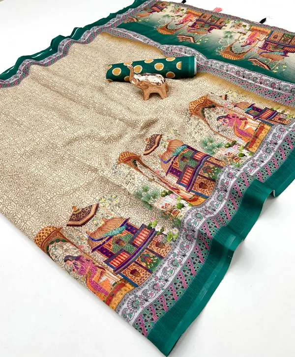 NAVARATRI_SPECIAL_COTTON_LINEN_SAREE_-_BEIGE_/_CREAM