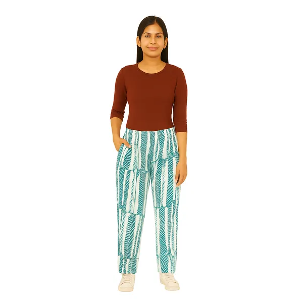 Multicolor_Ladies_100%_Soft_Cotton_Night_Pants_with_Pockets