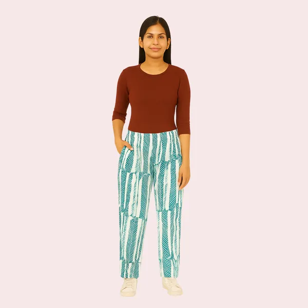 Multicolor_Ladies_100%_Soft_Cotton_Night_Pants_with_Pockets