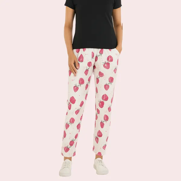 Multicolor_Ladies_100%_Soft_Cotton_Night_Pants_with_Pockets