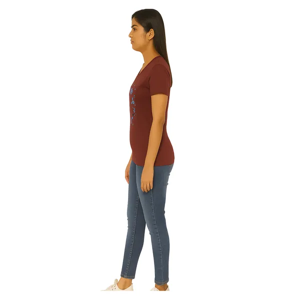 Brown_100%_Soft_Cotton_Ladies_Top_With_Chest_Print_Soft,_Stylish_&_Everyday_Essential