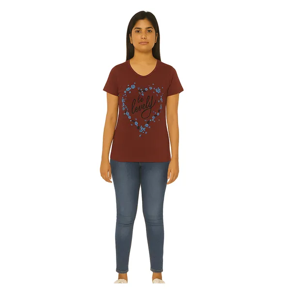 Brown_100%_Soft_Cotton_Ladies_Top_With_Chest_Print_Soft,_Stylish_&_Everyday_Essential